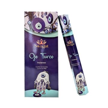 Incienso Ojo Turco hexagonal Swagat