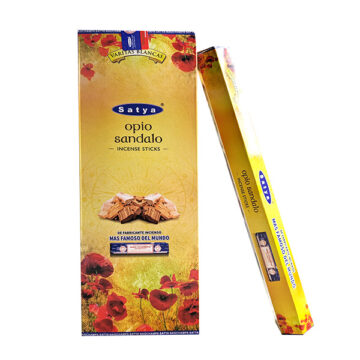Incienso Opio Sándalo (Varita Blanca)
