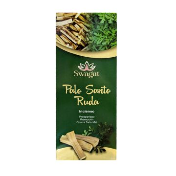 Incienso Palo Santo Ruda hexagonal Swagat