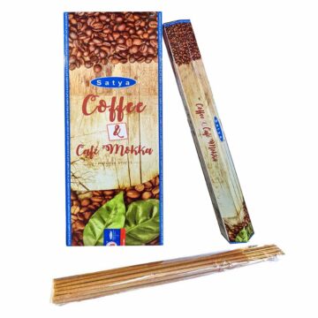 Incienso Cafe y Cafe Mokka Satya (Varita Blanca)