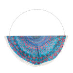 Mándala circular color celeste