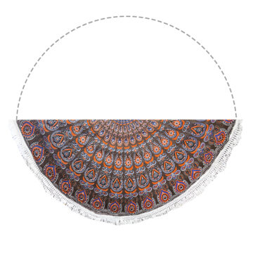 Mándala circular cafe