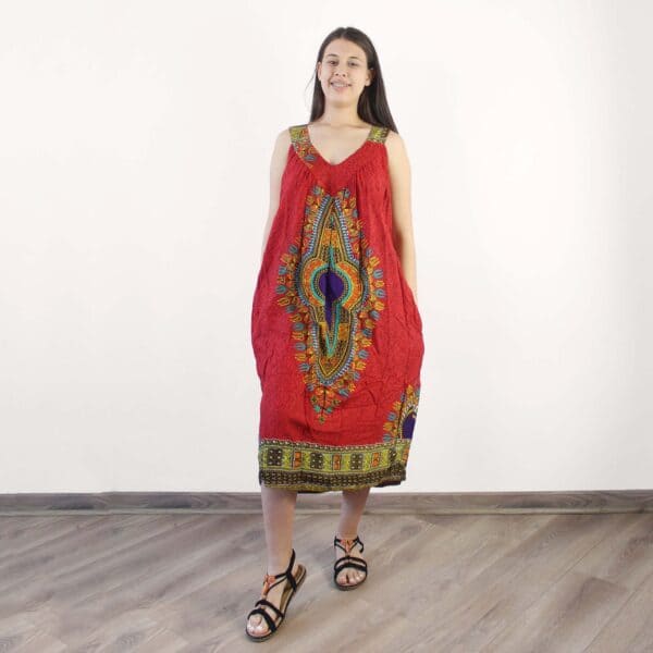 Vestido hindu color Rojo Vestido hindu color Rojo