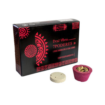 Sahumerio 7 Poderes Desi Vibes Carbón con resina