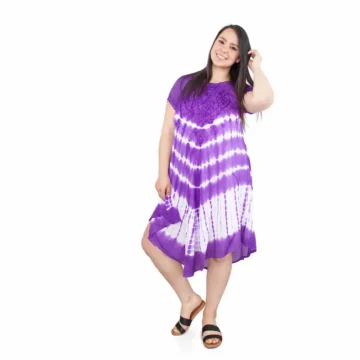 Vestido verano sin mangas hindu color morado