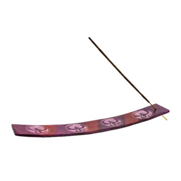 Tabla porta incienso OM piedra esteatita