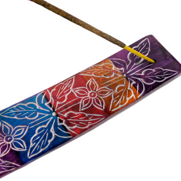 Tabla porta incienso colores piedra esteatita