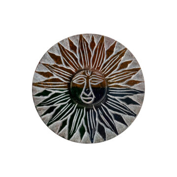 Porta incienso circular piedra esteatita