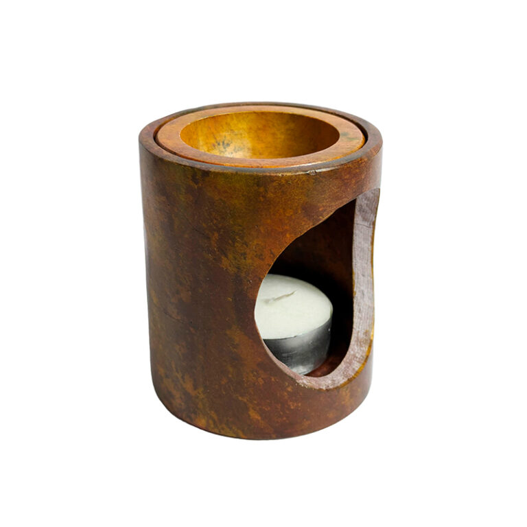 Difusor aromaterapia color bronce piedra esteatita