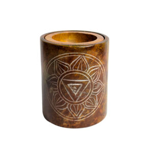 Difusor aromaterapia color bronce piedra esteatita