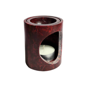 Difusor aromaterapia rojo piedra esteatita