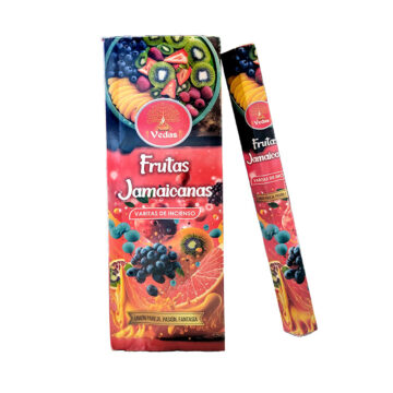 Incienso Frutas Jamaicanas Hexagonal VEDAS