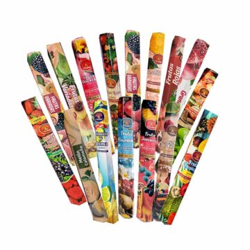 Pack de Frutas 18 tubitos hexagonales de Frutas Surtidos