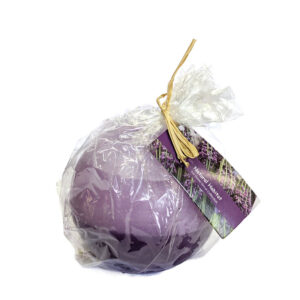Vela redonda aromática decorativa Lavanda