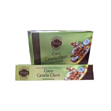 Incienso Coco Canela Clavo linea Divya