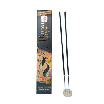 Incienso Jumbo Atrae Dinero SAGA + Porta incienso