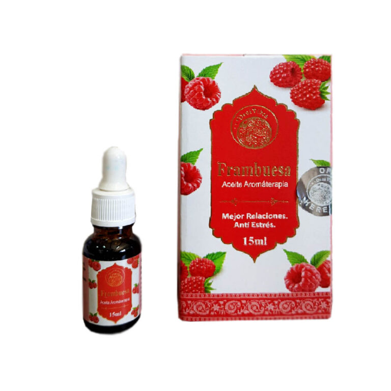 Esencia Aceite de Frambuesa 15ml. Aromaterapia Desi Vibes