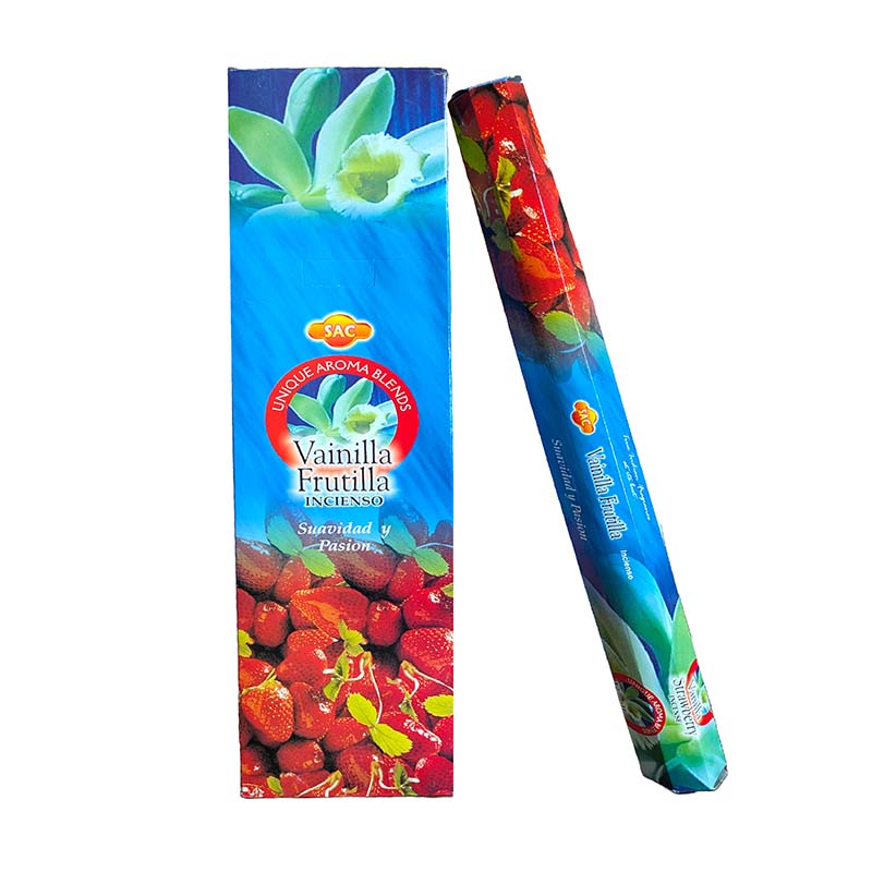 Incienso JUMBO Vainilla Frutilla SAC Caja de 6
