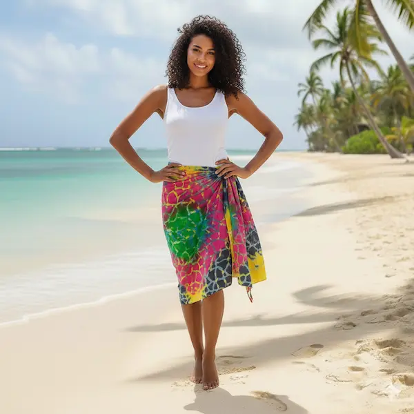 Pareo para verano de colores