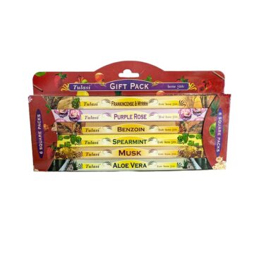 Incienso Gift Pack Tulasi 6 aromas