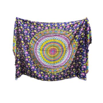 Pareo para verano color morado Mandala