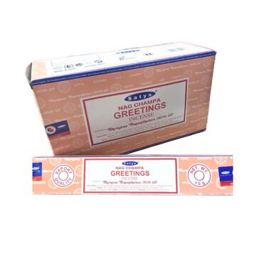 Incienso Nag Champa Greetings Satya