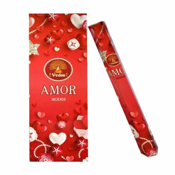 Incienso Amor Hexagonal VEDAS