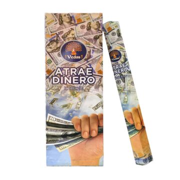 Incienso Atrae Dinero Hexagonal VEDAS
