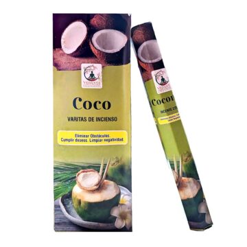 Incienso Coco Hexagonal VEDANTA