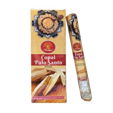 Incienso Copal Palo Santo Hexagonal VEDAS