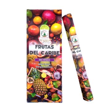 Incienso Frutas del Caribe Hexagonal VEDANTA