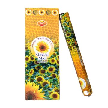 Incienso Girasol Miel Hexagonal SAC