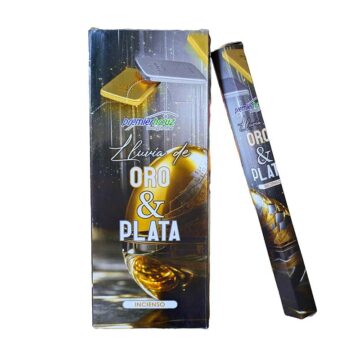 Incienso Lluvia Oro y Plata Hexagonal Premierhouz