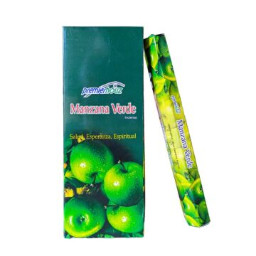 Incienso Manzana Verde Hexagonal Premierhouz