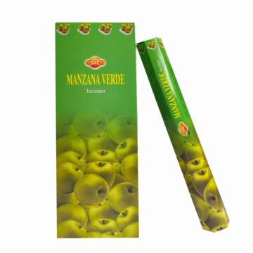 Incienso Manzana Verde Hexagonal SAC