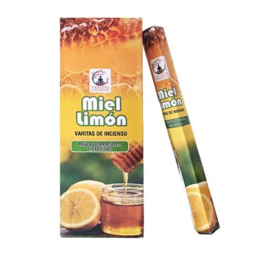 Incienso Miel Limón Hexagonal VEDANTA