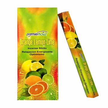 Incienso Naranja Limón Lima Hexagonal Premierhouz