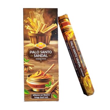 Incienso Palo Santo Sándalo Hexagonal SAC