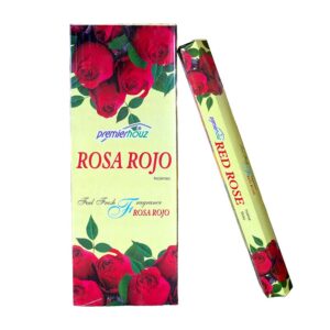 Incienso Rosa Roja Hexagonal Premierhouz