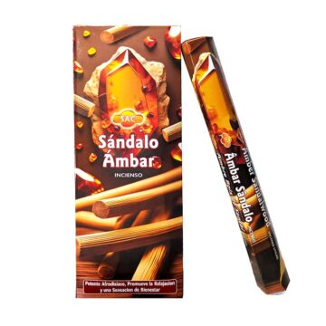 Incienso Sándalo Ambar Hexagonal SAC
