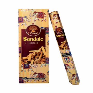 Incienso Sándalo Hexagonal VEDAS