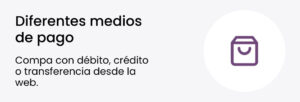 Diferentes medios de pago - 2