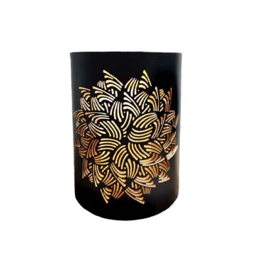 Porta Vela Espiral 2 Metal Negro