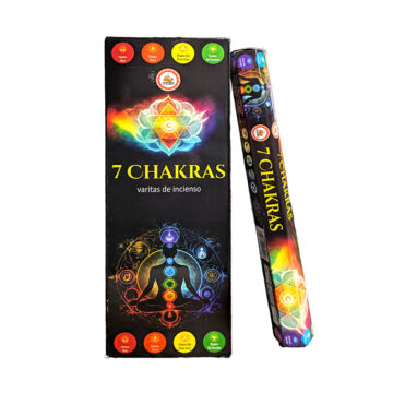 Incienso 7 Chakras Hexagonal VEDIC