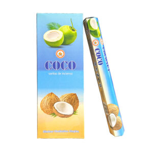 Incienso Coco Hexagonal VEDIC