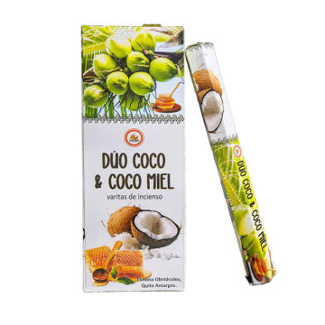 Incienso Duo Coco & Coco Miel Hexagonal VEDIC