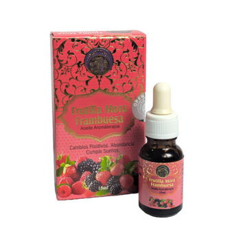 Esencia Aceite Frutilla Mora Frambuesa 15ml. Aromaterapia Desi Vibes