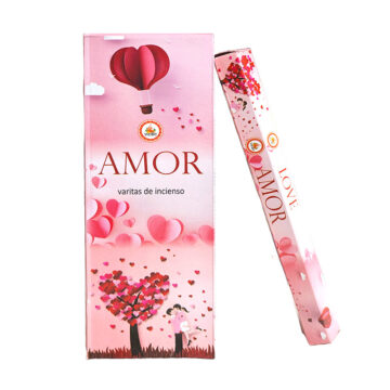 Incienso Amor Hexagonal VEDIC