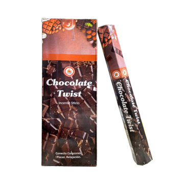 Incienso Chocolate Twist Hexagonal VEDIC