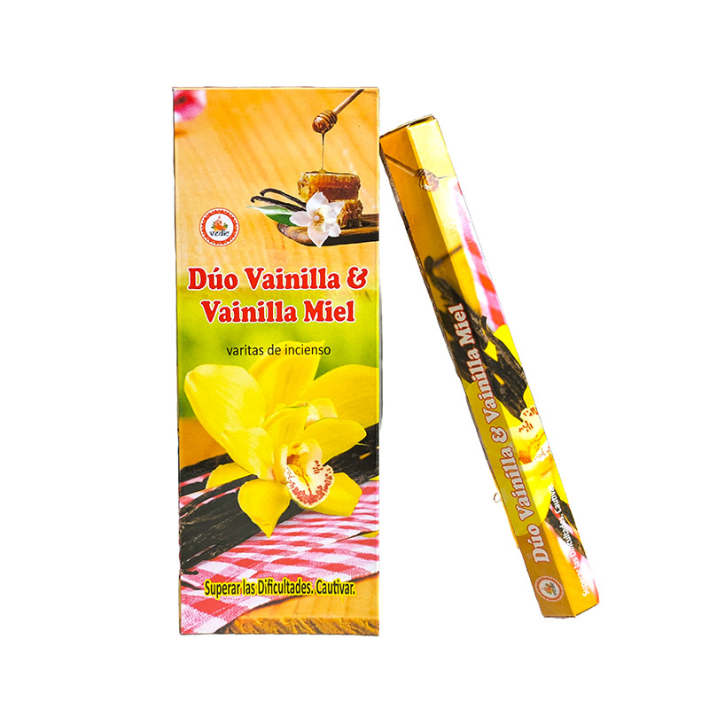 Incienso Duo Vainilla y Vainilla Miel VEDIC